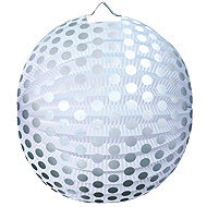 LUMA Lampion round silver dot, 25 cm - Chinese Lantern