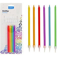 LUMA Trading Party candle 12 pcs, neon - Candle Set