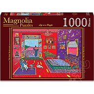 Magnolia Červená ložnice 1000 dílků - Jigsaw Puzzle