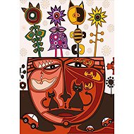 Magnolia Surrealist Cats 1000 Pieces - Jigsaw Puzzle