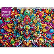 YAZZ Puzzle Barevná mandala 1000 dílků - Jigsaw Puzzle