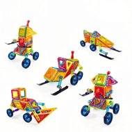 Bavytoy Magnetic Construction Set Machines 58 pieces - Building Set