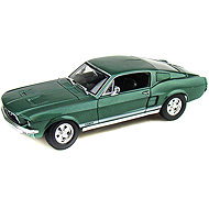 Maisto Ford Mustang Fastback 1967 1:18 green metallic - Metal Model