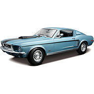 Maisto Ford Mustang GT Cobra Jet FB 1968 1:18 blue metallic - Metal Model