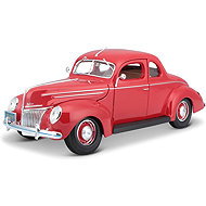 Maisto Ford Deluxe Coupe 1939 1:18 red - Metal Model