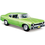 Maisto Chevrolet Nova SS 1970 1:24 light green metallic - Metal Model