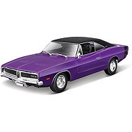 Maisto Dodge Charger R/T 1969 1:18 purple - Metal Model