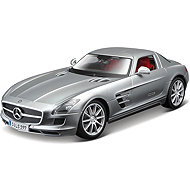Maisto Mercedes-Benz SLS AMG 1:18 silver - Metal Model