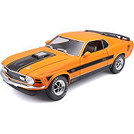 Maisto Ford Mustang Mach 1 1970 1:18 orange - Metal Model