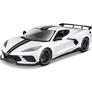 Maisto Chevrolet Corvette Stingray Coupe 2020 1:18 white - Metal Model