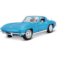 Maisto Chevrolet Corvette 1965 1:18 light blue metallic - Metal Model