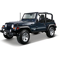 Maisto Jeep Wrangler Rubicon 1:18 metallic blue - Metal Model