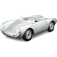 Maisto Porsche 550 A Spyder 1:18 silver - Metal Model