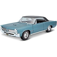 Maisto Pontiac GTO 1965 1:18 blue metallic - Metal Model