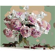 Painting by Numbers - Peonies and Cherries - Painting by Numbers