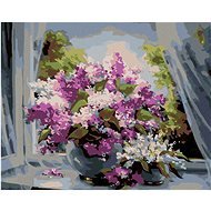 Painting by Numbers - Lilacs in a Vase - Painting by Numbers