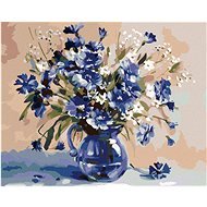 Painting by Numbers - Bouquet of Blue Flowers - Painting by Numbers