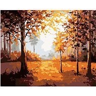Maľovanie podľa čísel – Jesenný les - Maľovanie podľa čísel