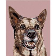 Painting by Numbers - Female Wolfdog - Painting by Numbers