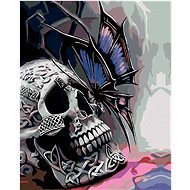 Painting by Numbers - Skull and Butterfly - Painting by Numbers