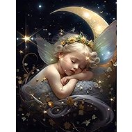 Norimpex Angel on the Moon 40 × 50cm - Painting by Numbers