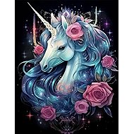 Norimpex Unicorn with Flowers 40 × 50cm - Painting by Numbers