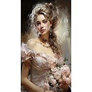 Norimpex Lady with a Bouquet 40 × 50cm - Painting by Numbers