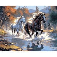 Norimpex Cválající koně 40 × 50 cm - Painting by Numbers