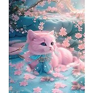 Norimpex Pink Kitten 40 × 50cm - Painting by Numbers