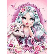 Norimpex Princess and Unicorn 40 × 50cm - Painting by Numbers