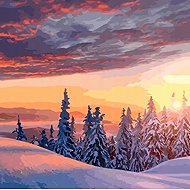 Norimpex Winter Landscape 40 × 50cm - Painting by Numbers