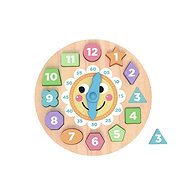 Mamido Wooden educational clock with puzzle - Educational Clock