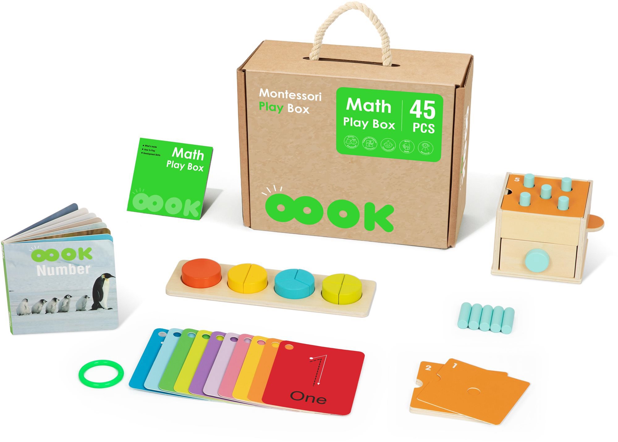 Mamido Montessori Math Box for Kids - Educational Set