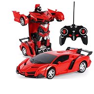 Mamido Car Robot Transformers 2in1 Remote Control RC, Red - Remote Control Car