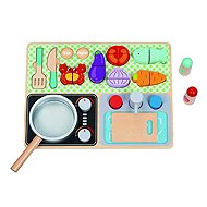 Mamido Little Chef, wooden kitchen set - Toy Kitchen Utensils