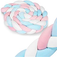 Ricokids crib bumper 3 m blue and pink - Crib Bumper