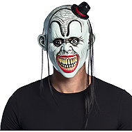 Boland Horror Clown Mask with Hair - Carnival Mask