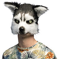 Boland Maska Husky plyšová - Karnevalová maska