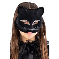Carnival Toys Velvet cat mask - Carnival Mask