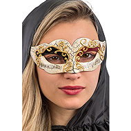 Carnival Toys Venetian scratcher with note motif - Carnival Mask