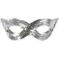 Widmann Silver sequin scarf - Carnival Mask