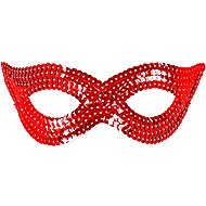 Widmann Red sequin scarf - Carnival Mask