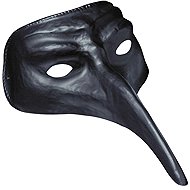 Widmann Long nose scarf black - Carnival Mask