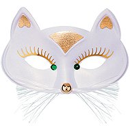 Widmann Cat scratching post fabric white - Carnival Mask