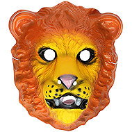 Widmann Plastic lion mask - Carnival Mask