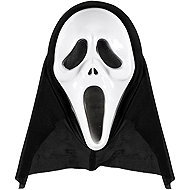 Widmann Scream mask with hood plastic - Carnival Mask