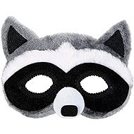 Widmann Raccoon mask plush - Carnival Mask