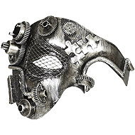 Widmann Steampunk silver luxury scratch plate - Carnival Mask