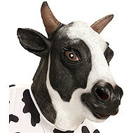 Widmann Latex cow mask - Carnival Mask