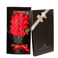 Teddy bear red soap rose puget in gift box - Gift Box